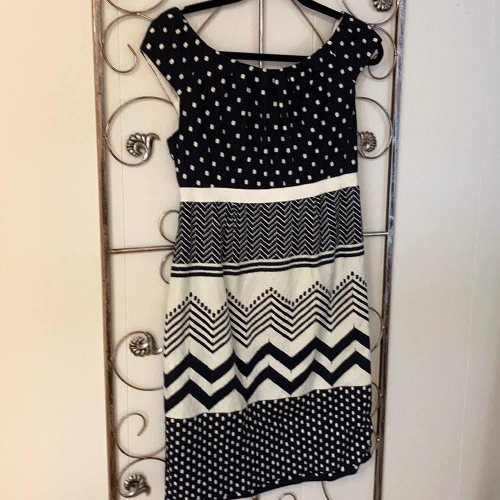 Cap Sleeve Blue and White Dreaw